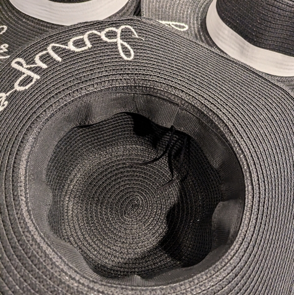 6x Bride Squad Sun Hats - Picture 4 of 6